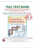 Test Bank For Genetics and Genomics in Nursing and Health Care 2nd Edition by Theresa A. Beery; M. Linda Workman; Julia A. Eggert 9780803660830 Chapter 1-20 Complete Guide.