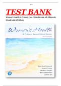  TEST BANK Women's Health: A Primary Care Clinical Guide 5th Edition.