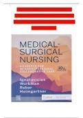 Test Bank Medical-Surgical Nursing Concepts for Interprofessional Collaborative Care 10th Edition by Donna D. Ignatavicius Chapter 1-69 |Complete Guide A+