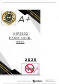 MIP2602 EXAM PACK 2025