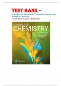 Test Bank - Chemistry: An Introduction to General, Organic, and Biological Chemistry 13th Edition by Karen Timberlake, All Chapters Included|| Latest Edition