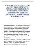 MN551 MIDTERM EXAM ACTUAL LATEST EXAM COMPLETE ACCURATE EXAM QUESTIONS WITH DETAILED VERIFIED ANSWERS (100% CORRECT ANSWERS) /ALREADY GRADED A+//BRAND NEW!!