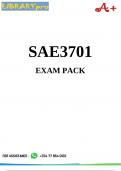 SAE3701 Exam Pack 2025