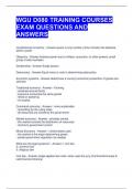 WGU D080 TRAINING COURSES EXAM QUESTIONS AND ANSWERS 