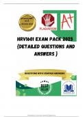 HRV1601 EXAM PACK 2025  {DETAILED QUESTIONS AND ANSWERS }