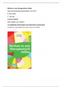 Oefentoets Werken in een therapeutisch milieu 6e editie C. Janzing - 75 uitdagende oefenvragen over het hele boek