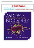 TEST BANK for Microbiology with Diseases by Body System 5th Edition by Bauman, ISBN: 9780134477206 All 26 Chapters Covered, Complete Verified Latest Edition 2024|2025