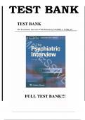 The Psychiatric Interview, 5th Edition by Carlat Comprehensive Test Bank with In-Depth, Expert Answers for 2024.