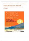 TEST BANK FOR MEDICAL SURGICAL :CONCEPTS FOR INTERPROFFESSIONAL COLLABORATIVE CARE  IGNATAVICIUS ALL CHAPTERS