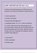 AANP AGPCNP|150 PSI Test 1 & 2|Frequently Asked Questions (FAQ) With Answers|94 Pages