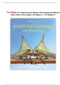 Test Bank for Campbell Essential Biology with Physiology 5th Edition by Simon, Dickey, Reece, Hogan || All Chapter( 1 - 29) 2024|2025 Updated A+