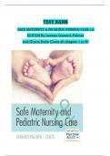 Test Bank For Safe Maternity & Pediatric Nursing Care 1st Edition By Luanne Linnard-Palmer EdD MSN RN CPN, Gloria Haile Coats MSN RN FNP 9780803624948 All Chapters .