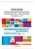 TEST BANK For Pharmacology and the Nursing Process 9th Edition Linda Lane Lilley, Shelly Rainforth Collins, Julie S. Snyder ISBN-9780323529495