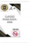 CLA1503 EXAM PACK 2025