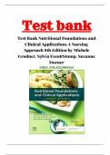 Test Bank Nutritional Foundations and Clinical Applications A Nursing Approach 8th Edition by Michele Grodner, Sylvia EscottStump, Suzanne Dorner|1-20 Chapter |ISBN: 978-0323810241