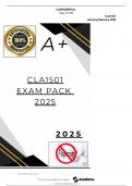 CLA1501 EXAM PACK 2025