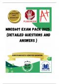 MNO2607 EXAM PACK 2025  {DETAILED QUESTIONS AND ANSWERS }