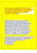 560I- FUNCTIONAL MEDICINE COMP UPDATED EXAM WITH ACTUAL QUESTIONS AND COMPLETE 100%CORRECT ANSWERS WITH VERIFIED AND WELL EXPLAINEDRATIONALES ALREADY GRADED A+ BY EXPERTS Vitamin B6 deficiency causes elevated homocysteine by what mechanism? A.) Accelerati