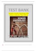 Full Test Bank for Vanders Human Physiology 16th Edition Widmaier|newest edition 2024|2025|ISBN: 9781265729363 