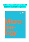 Test Bank For Microbiology by OpenStax 978-1938168147 Chapter 1-26 Complete Guide.