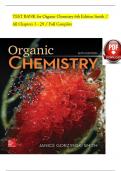 TEST BANK for Organic Chemistry 6th Edition By Janice Smith, Verified Chapters 1 - 29, Complete Newest Version