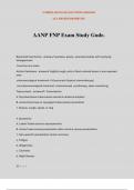 AANP FNP Exam Study Gude.