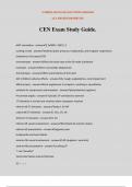 CEN Exam Study Guide.