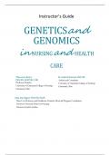 Instructor Guide for Genetics and Genomics in Nursing and Health Care, 2nd Edition by Beery (All Chapters included)