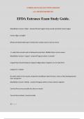 EFDA Entrance Exam Study Guide.