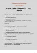 INF3705 Exam Questions With Correct Answers