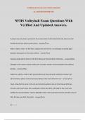 NFHS Volleyball Exam Questions With Verified And Updated Answers.