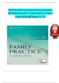 TEST BANKS For Family Practice Guidelines 6th Edition by Jill C. Cash; Cheryl A. Glass; ‎Jenny Mullen||Chapters 1 - 23