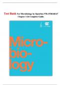 Test Bank For Microbiology by OpenStax 978-1938168147 Chapter 1-26 || Complete Guide Updated 2025