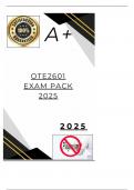 OTE2601 EXAM PACK 2025