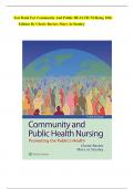 Test Bank For Community and Public Health Nursing, 10th Edition, By Cherie Rector, Mary Jo Stanley||NEW EDITION (2024)