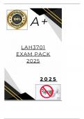 LAH3701 EXAM PACK 2025