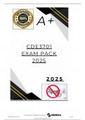 CDE3701 EXAM PACK 2025