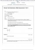 Summary Liberty University Math Assessment - Part 1. Complete Latest (2022) Solutions; attempt score 23 out of 30 points.