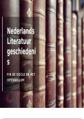 Samenvatting Havo en vwo Nederlandse literatuur -  nederlands