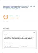 Pathophysiology-NU545-UNIT 7 -Chromosomes, Cancers, Burns, and Shock|Questions and Answers|Graded A+|Latest 2025 Version|University of South Alabama