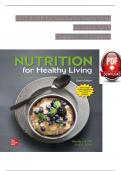 Nutrition For Healthy Living, 6th Edition TEST BANK by Schiff, Verified Chapters 1 - 13, Complete Newest Version