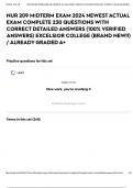 NUR 209 MIDTERM EXAM 2024 NEWEST ACTUAL EXAM COMPLETE 230 QUESTIONS WITH CORRECT DETAILED ANSWERS (100% VERIFIED ANSWERS) EXCELSIOR COLLEGE (BRAND NEW!!) / ALREADY GRADED A+