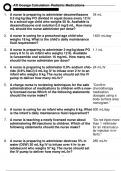 ATI DOSAGE CALCULATIONS RN PEDIATRICS EXAM 2024 NEWEST ACTUAL EXAM COMPLETE EXAM QUESTIONS WITH DETAILED VERIFIED ANSWERS (100% CORRECT ANSWERS ) /ALREADY GRADED A+