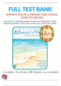 Test Banks For Women's Health: A Primary Care Clinical Guide 5th Edition by Diane Schadewald; Ursula A. Pritham; Ellis Quinn Youngkin PhD, RNC, WHCNP, ARNP; Marcia Szmania Davi, 9780135458624, Chapter 1-26 Complete Guide