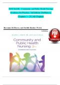 TEST BANK - Community and Public Health Nursing: Evidence for Practice, 3rd Edition (DeMarco),  Chapters 1 - 25 | All Chapters