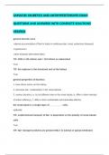 GMS6530: DIURETICS AND ANTIHYPERTENSIVES EXAM QUESTIONS AND ANSWERS WITH COMPLETE SOLUTIONS VERIFIED