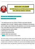 2024 Exit Hesi Exam V5 with NGN Questions and Verified Rationalized Answers, 100% Guarantee Pass