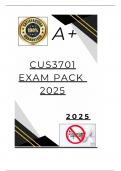 CUS3701 EXAM PACK  2025