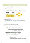 Samenvatting Module 1 Accountancy