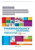 Pharmacology and the Nursing Process, 9th Edition by Linda Lane Lilley TEST BANK